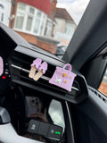 Purple Sandal and Handbag Duo